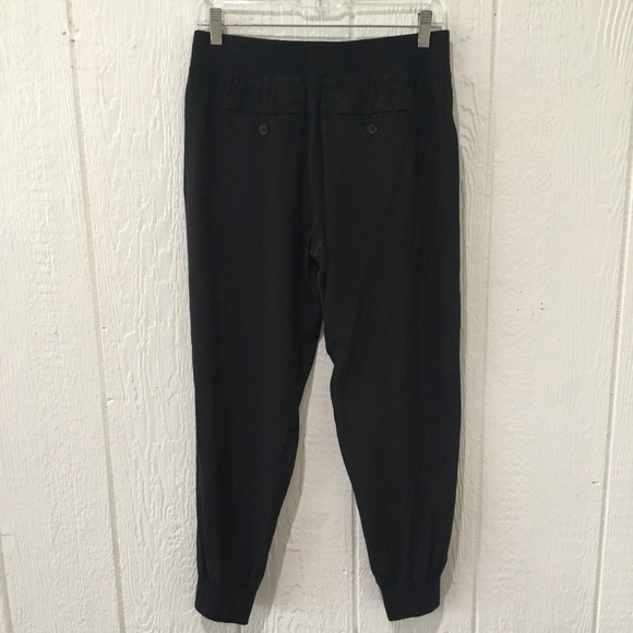 ATM Anthony Thomas Melillo Black Silk Jogger Pants Size S - Picture 4 of 16